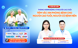 Tư vấn trực tuyến: Người cao tuổi cần tiêm vắc xin nào để phòng bệnh?