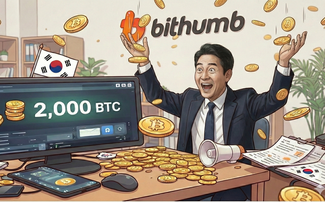 Sàn giao dịch tiền mã hóa Hàn Quốc tặng nhầm 2.000 Bitcoin cho mỗi người