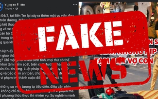 Tin giả 'CSGT hy sinh khi truy đuổi người vi phạm' lan trên mạng, 2 địa phương lên tiếng