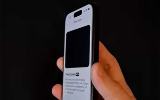 'Cú lừa triệu view' về màn hình chống nhìn trộm xuất hiện trên iPhone