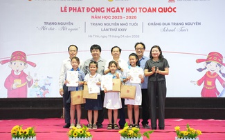 115 'sĩ tử nhí' Hà Tĩnh tranh tài tại Ngày hội Trạng Nguyên