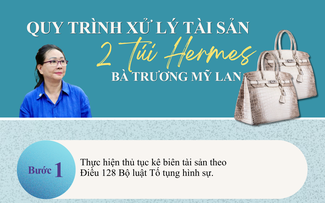 Thủ tục mua đấu giá túi HERMES của bà Trương Mỹ Lan ra sao?