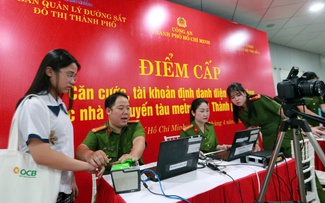 Công an TP.HCM ưu tiên cấp định danh điện tử cho học sinh cuối cấp