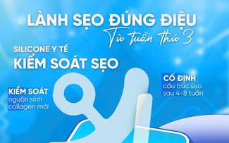 Phẫu thuật treo sa trễ dùng miếng dán silicone nào để da phẳng như chưa dao kéo?