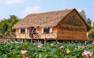 Lão nông chuyển ruộng lúa thành homestay giữa đồng sen, du khách đến rồi nhớ mãi