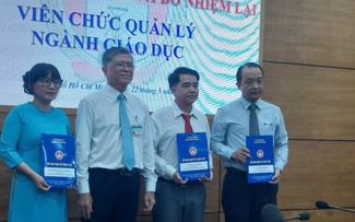 Bổ nhiệm hiệu trưởng 3 trường THPT mới thành lập tại TP.HCM