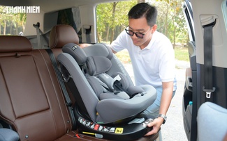 Từ 1.7, không phải ghế trẻ em nào cũng được phép sử dụng