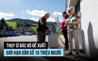 Cử tri Thụy Sĩ không đồng ý giới hạn dân số
