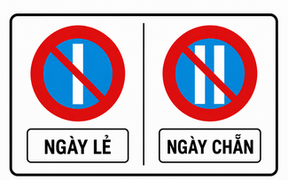 Biển cấm đỗ xe ngày chẵn, ngày lẻ: Chỉ nhầm một ngày có thể bị phạt