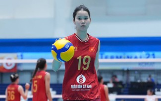 Dàn sao trẻ bóng chuyền nữ Việt Nam thắng chẻ tre ở giải U.18 Đông Nam Á