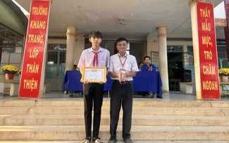 Chàng trai Tây Ninh đạt 3 điểm 10 tuyệt đối toán chuyên, toán thường, tiếng Anh