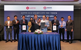 Phát Đạt rót hơn 10.000 tỉ đồng vào dự án Lotte Eco Smart City Thu Thiem