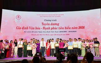 TP.HCM vinh danh 104 gia đình văn hóa - hạnh phúc tiêu biểu