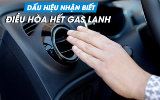 Dấu hiệu nhận biết điều hòa ô tô sắp hết gas lạnh