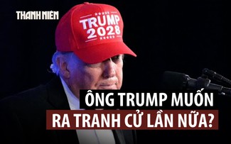 Ông Trump 'đùa' sẽ ra tranh cử thêm một nhiệm kỳ tổng thống