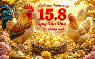 Lịch âm hôm nay 15.8: Ngày Tân Dậu may mắn theo quan niệm dân gian