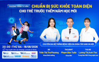 Chuẩn bị sức khỏe toàn diện cho trẻ trước thềm năm học mới