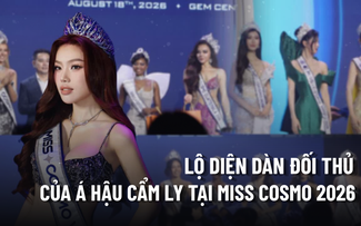 
Lộ diện dàn đối thủ của Á hậu Cẩm Ly tại Miss Cosmo 2026