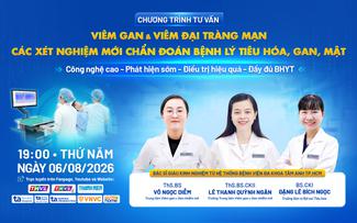 Viêm gan, viêm đại tràng mạn, xét nghiệm mới chẩn đoán bệnh tiêu hóa, gan, mật