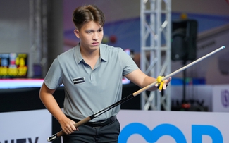 Billiards: Tài năng trẻ Việt Nam vào vòng knock-out giải thế giới với ngôi nhất bảng