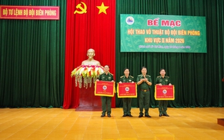 Đà Nẵng đạt giải nhất hội thao võ thuật Bộ đội biên phòng khu vực II
