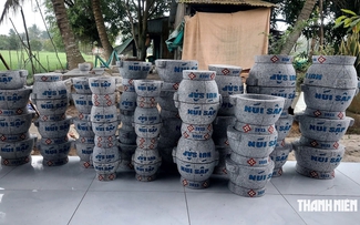 Cối đá ở Thoại Sơn, nghề làm 'mềm' đá núi An Giang, hiếm người còn rành