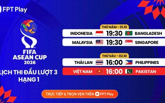 Lịch thi đấu, kênh phát Việt Nam vs Pakistan: Thầy trò HLV Kim Sang-sik quyết thắng để tranh hạng ba