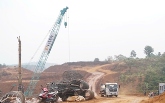 Cao tốc Quy Nhơn - Pleiku vào cao điểm thi công