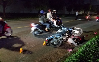 TP.HCM: Tai nạn liên hoàn xe máy, nhiều người bị thương