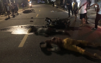 Hai xe máy va chạm khiến 1 người tử vong, 3 người bị thương