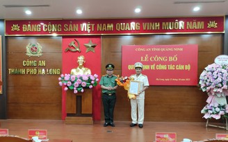 Thượng tá Nguyễn Duy Dũng được bổ nhiệm làm Trưởng Công an TP.Hạ Long