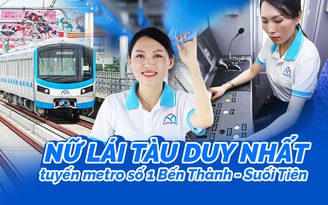 Cô gái duy nhất lái tàu metro Bến Thành-Suối Tiên: Từ cô giáo dạy trẻ bay lên 'ngắm' TP trên cao