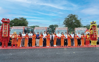 Phương Trang-FUTA Bus Lines khai trương 11 tuyến xe buýt không trợ giá tại Hậu Giang