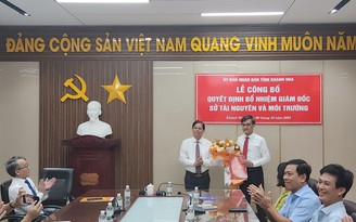 Ông Vũ Chí Hiếu làm Giám đốc Sở TN-MT Khánh Hòa