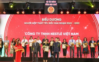 Nestlé Việt Nam tiếp tục được biểu dương thành tích đóng góp vào ngân sách nhà nước