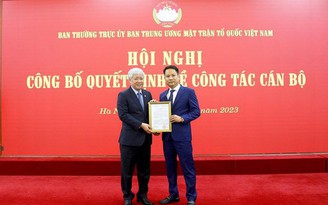 Nhà báo Trương Thành Trung giữ chức Tổng biên tập Tạp chí Mặt trận