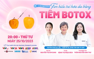 20H - Chuyên gia tư vấn trực tuyến: 'Tìm hiểu trẻ hóa da bằng tiêm Botox'