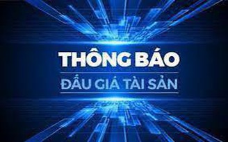 Thông báo đấu giá tài sản