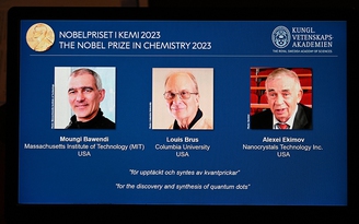 Nobel Hóa học 2023 tôn vinh khám phá chấm lượng tử