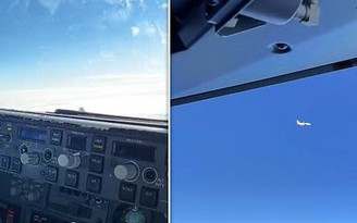 Phi công quay cảnh máy bay bay gần nhau khiến hành khách kinh sợ