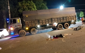Bình Phước: Xe tải va chạm xe máy, một người tử vong tại chỗ