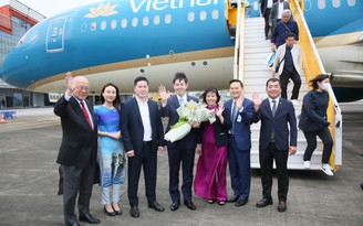 Chuyến bay đầu tiên đưa khách Nhật Bản từ Hokkaido đến sân bay Vân Đồn