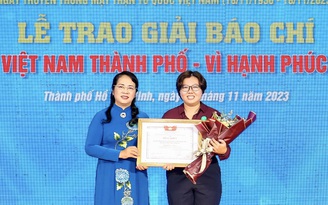 Báo Thanh Niên đạt giải đặc biệt giải báo chí tại TP.HCM