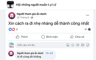 Mầm mống bi kịch từ những hội nhóm 'rủ nhau tự tử'