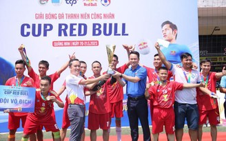 VCK giải bóng đá Thanh niên Công nhân Cúp Red Bull: Cùng tranh khoản thưởng khủng