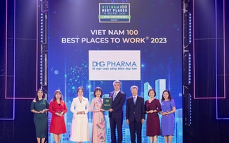 Dược Hậu Giang thăng hạng ở Top 100 nơi làm việc tốt nhất Việt Nam 2023