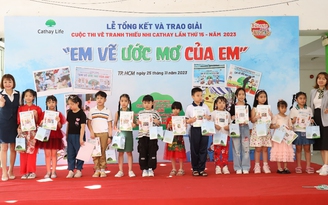 Cathay Life Việt Nam tổ chức lễ trao giải ‘Em vẽ ước mơ của em’ năm 2023