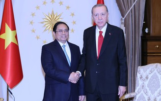 Thủ tướng Phạm Minh Chính hội kiến Tổng thống Thổ Nhĩ Kỳ Recep Tayyip Erdogan