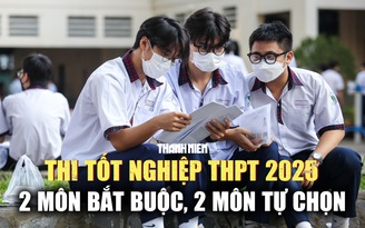 Từ năm 2025, học sinh thi tốt nghiệp THPT 2 môn bắt buộc, 2 môn tự chọn