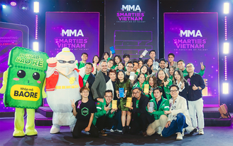 Grab bội thu giải thưởng tại Smarties Vietnam 2023